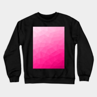 Hot pink Gradient Geometric Mesh Pattern Crewneck Sweatshirt